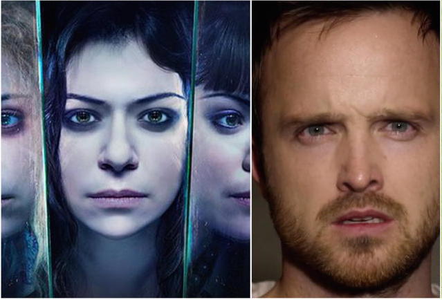 Spammers del Mes (abril): Tatiana Maslany y Aaron Paul.