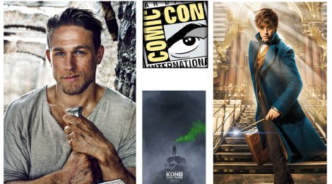 Comic-Con 2016: Trailers de Kong Skull Island, Animales fantásticos y dónde encontrarlos y King Arthur