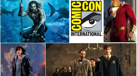 Comic-Con 2018: Tráilers de Glass, Aquaman, Shazam!, Godzilla King of the Monsters y Animales Fantásticos Los Crímenes de Grindelwald